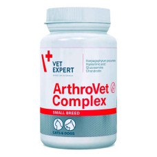 VetExpert ArthroVet Complex для профілактики та лікування та суглобів для дрібних порід собак та котів 60 капсул