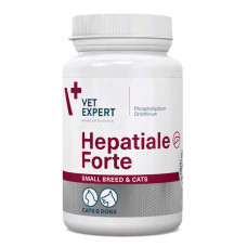 VetExpert (ВетЕксперт) Hepatiale Forte Small breed & Cats - Харчова добавка для підтримки функцій печінки у собак дрібних порід та котів 40 табл