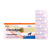 Cimalgex (Сімалджекс) by Vetoquinol - Знеболюючі таблетки для собак 30 мг 8 табл