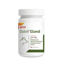 Dolfos (Дольфос) Dolvit Gland — комплекс вітамінів і мікроелементів для собак з проблемами з параанальними залозами 60 таб