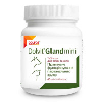 Dolfos (Дольфос) Dolvit Gland mini — комплекс для дрібних собак і котів з проблемами з параанальними залозами 60 таб