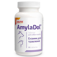 Dolfos (Дольфос) AmylaDol — Вітамінно-мінеральний комплекс для собак і кішок у разі порушення травлення 90 таб,