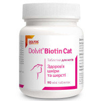 Dolfos (Дольфос) Biotyn Cat — Вітамінно-мінеральний комплекс із біотином для котів 90 таб.