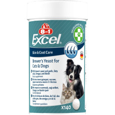 Пивні дріжджі 8in1 Excel Brewers Yeast 140 таблеток - для шкіри та шерсті