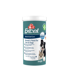 Пивні дріжджі 8in1 Excel «Brewers Yeast» 1430 таблеток (для шкіри та шерсті)