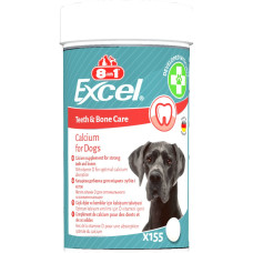 Кальцій для собак 8in1 Excel « Calcium» 155 таблеток (для зубів і кісток)