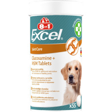 Вітаміни для собак 8in1 Excel «Glucosamine + MSM» 55 таблеток (для суглобів)