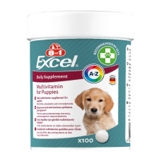 Вітаміни для цуценят та молодих собак 8in1 Excel «Multi Vitamin Puppy» 100 таблеток (мультивітамін)