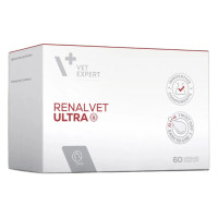 VetExpert (ВетЕксперт) RenalVet Ultra для підтримки функцій нирок у кішок і собак 60 капсул
