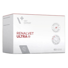 VetExpert (ВетЕксперт) RenalVet Ultra для підтримки функцій нирок у кішок і собак 60 капсул