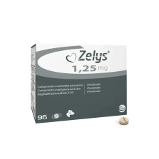 Зеліс (Zelys) Ceva 1,25 мг при серцевій недостатності для собак, 12 таб