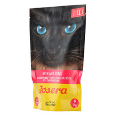 Josera (Йозера) Filet - Вологий корм Філе курки з яловичиною для котів 16шт*70г