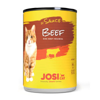JosiCat (Йозикет) Beef in Sauce - Влажный корм кусочки говядины в соусе для кошек 415 г