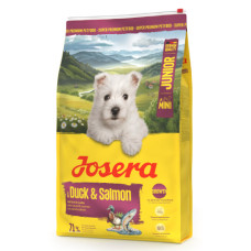 Сухий корм Josera Mini Junior Duck & Salmon —  для цуценят дрібних порід з качкою та лососем 900 г