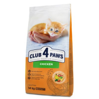 Club 4 Paws (Клуб 4 Лапи) Premium Kitten Chicken - Сухий корм із куркою для кошенят 14 кг
