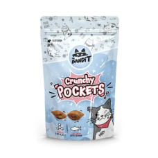 Ласощі для котів Mr. Bandit хрусткі подушечки з лососем 40г