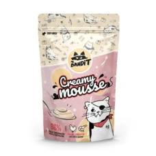Ласощі для котів “Mr. Bandit” мус з куркою та креветками, 60г