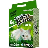 Наполнитель для кошачьего лотка на основе тофу KOTIX TOFU Aloe Vera, с ароматом алоэ вера 6 л