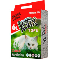 Наполнитель для кошачьего лотка на основе тофу KOTIX TOFU Classic, без аромата 6 лv