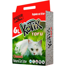 Наповнювач для котячого лотка на основі тофу KOTIX TOFU Classic, без аромату 6 л