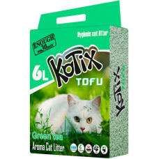 Наповнювач для котячого лотку на основі тофу KOTIX TOFU Green Tea, з ароматом зеленого чаю 6 л