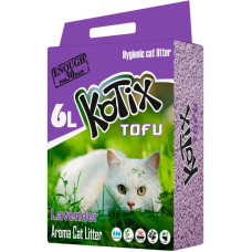 Наповнювач для котячого лотку на основі тофу KOTIX TOFU Lavender, з ароматом лаванди 6 л
