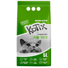 Бентонітовий наповнювач KOTIX Aloe Vera алое вера, зелені гранули 5 л