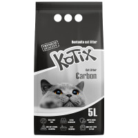 Бентонитовый наполнитель KOTIX Extra Activated Carbon с активированным углем 5 л