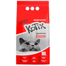 Бентонітовий наповнювач KOTIX Classic класичний, натуральний білий 10 л