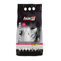 Бентонітовий наповнювач без запаху AnimAll (ЕнімАлл) Cat litter Premium - білий наповнювач для котячих туалетів 5 л
