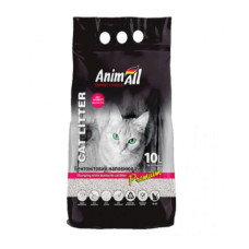 Бентонітовий наповнювач без запаху AnimAll (ЕнімАлл) Cat litter Premium - білий наповнювач для котячих туалетів 10 л