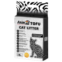 AnimAll (Анималл) Tofu (Тофу) Наполнитель соевый, с активированным углем 6 литров/2.6 кг