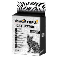 AnimAll (Анімал) Tofu (Тофу) Наповнювач соєвий, з активованим угіллям 10 літрів/4.44 кг