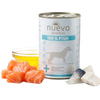 Влажный корм для собак с чувствительным пищеварением NUEVO SENSITIVE Fish с рыбой, 375 г
