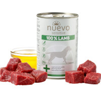 Влажный корм для собак с чувствительным пищеварением NUEVO SENTIVE Lamb с ягненком, 400 г