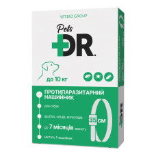 Протипаразитарний нашийник DR.Pets для собак маленькіх порід до 10 кг - 35 см