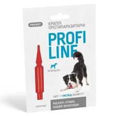 Краплі на холку для собак ProVET (ПРОВЕТ) Profiline от 10 до 20 кг, 1 пипетка