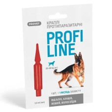 Краплі на холку для собак ProVET (ПРОВІТ) Profiline від 20 до 40 кг, 1 піпетка
