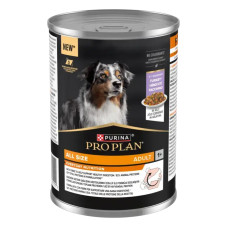 Вологий корм для дорослих собак Purina Pro Plan Adult шматочки в желе з індичкою 400 г