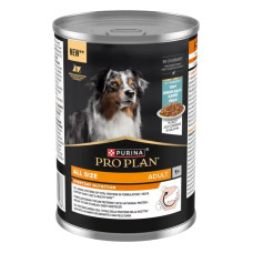 Вологий корм для дорослих собак Purina Pro Plan Adult шматочки в желе з рибою 400 г