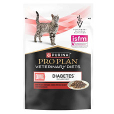 Вологий корм для котів Pro Plan Veterinary Diets Diabetes Managment pouch 85 г*10 шт яловичина
