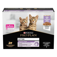 Влажный корм для котят Purina Pro Plan Kitten Healthy Start кусочки в подливе с индейкой 850 г (10 шт. х 85 г)