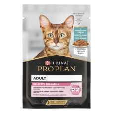 Вологий корм для котів ProPlan Delicate Cat pouch 85 г*26 шт (океанічна риба)