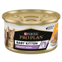 Вологий корм для кошенят Purina Pro Plan Baby мус із куркою 85 г*24 шт.