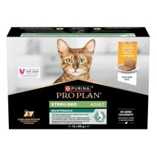Purina Pro Plan Sterilised консерви для стерилізованих кішок, з куркою 85 г*12 шт.
