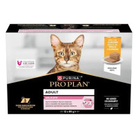 Purina Pro Plan Delicate консервы для кошек с чувствительным пищеварением, с курицей 85г*12 шт