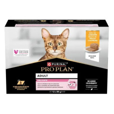 Purina Pro Plan Delicate консерви для кішок із чутливим травленням, з куркою 85 г*12 шт.