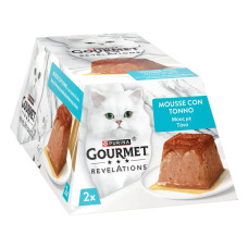 Вологий корм Gourmet Perle Revelations для кішок із тунцем 57г*2шт