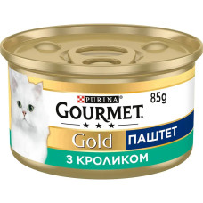 Гурме Голд консерви для кішок паштет з кроликом 85 г*24 шт.