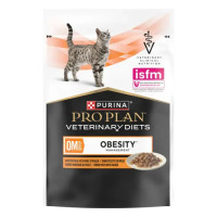 Вологий дієтичний корм для дорослих котів Purina Pro Plan Veterinary Diets HU St/Ox Obesity 85 г*10шт